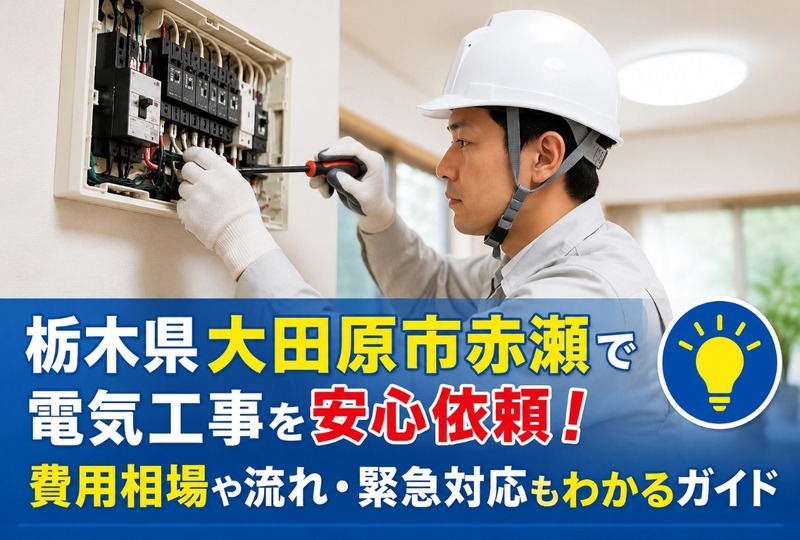 画像846：栃木県大田原市赤瀬で電気工事を安心依頼！費用相場や流れ・緊急対応もわかるガイド